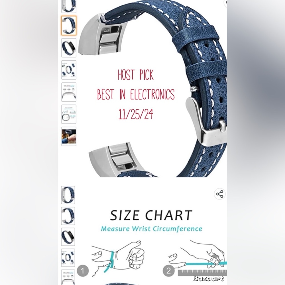 Fitbit genuine leather band